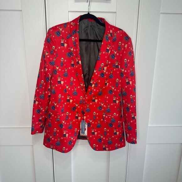 Suslo Couture XLSlim deer suit Christmas jacket (M1) - Picture 1 of 5